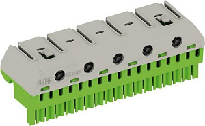 ZK175G	Клеммник PE 17x4 + 5x25 мм2 ABB. Вид 1