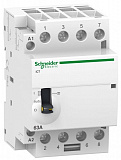 iCT Модульный контактор с ручным управлением 63A 4НО 220/240В АС Schneider Electric