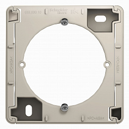 Коробка для наружного монтажа (молочный) Glossa Systeme Electric. Вид 1