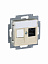 5014H-A51017 17Вт Розетка компьютерная RJ45 кат.5e+заглушка (слоновая кость/белый) Levit ABB. Вид 2.