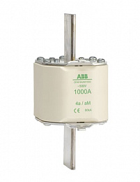 Предохранитель OFAF4AaM800 800A тип аМ размер4a, до 500В ABB. Вид 1