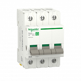 Рубильник 3-полюсный модульный 63А Schneider Electric. Вид 1