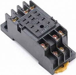 РР102-3-05 Розетка для реле 3 контакта 5А DEKraft. Вид 1