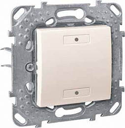 2-кноп. вык-ль с индикатором led, беж. Schneider Electric. Вид 1