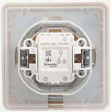 Переключатель 1-клавишный, 10АХ, в сборе (слоновая кость) Wessen 59 Systeme Electric