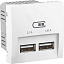 Зарядное устр-во 2хusb 2.1a белый r9003 Schneider Electric. Вид 1.