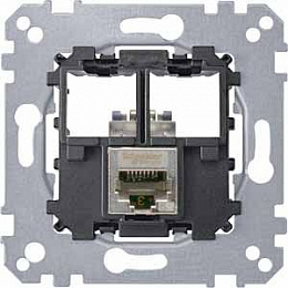 Розетка компьютерная 1хRJ45 кат.6A STP Actassi Merten Schneider Electric. Вид 1