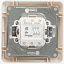 Переключатель 2-клавишный, 10АХ, в сборе (слоновая кость) Wessen 59 Schneider Electric. Вид 1.