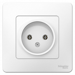 Розетка без заземления, без шторок, С/У, 16А, 250В (белый) Blanca Systeme Electric. Вид 1