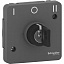 Переключатель с ключом на 3 положения, 3а, механизм IP55 (антрацит) Mureva Styl Schneider Electric. Вид 1.