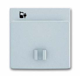 6478-866-500 Плата центральная (накладка) 6478-866 для блока питания micro USB - 6474 U, сталь ABB. Вид 1