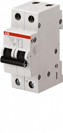 SH201 C25NA Автоматический выключатель 1P+N, 25А, 6kA (хар-ка C) ABB. Вид 1