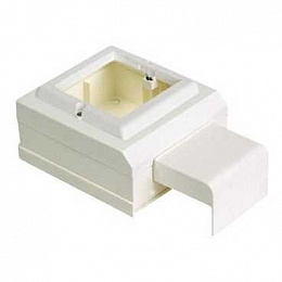 Коробка на 1пост 45X45 д/мини-каналов Schneider Electric. Вид 1