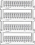 Маркировка MG-CPM-10 46192 (5x12 WH) для клемм других производителей, 5х12 мм, 48 маркеров в карте, 1680 маркеров в упаковке TYCO. Вид 1.