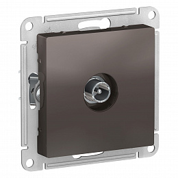 Розетка TV оконечная 1DB, механизм (мокко) Atlas Design Systeme Electric. Вид 1