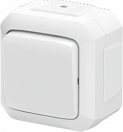 3558N-C06540 B Переключатель одноклавишный IP54 для многопостового монтажа IP54 белый Variant+ ABB. Вид 1