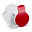 Розетка настенная винт 16а 3P-N-E 380-415 IP44 Schneider Electric. Вид 1.