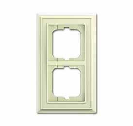 1722-832-500 Рамка 2-постовая (Слоновая кость) Династия ABB. Вид 1