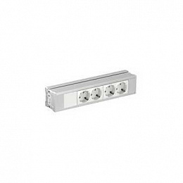 Блок 4хрозетка 2к+з, разъём wieland Schneider Electric. Вид 1