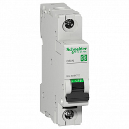 Автоматический выключатель C60N 1-полюсный 10A B Schneider Electric. Вид 1