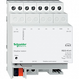 Метеостанция 4-канальная reg-k Schneider Electric. Вид 1